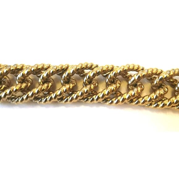 Alfred Sung Braided Gold Tone Necklace Vintage - Picture 4 of 9
